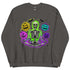 Halloween Skeleton Meditation Sweatshirt