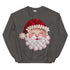 Santa Faux Patchwork Christmas Sweatshirt,