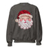 Santa Faux Patchwork Christmas Sweatshirt,