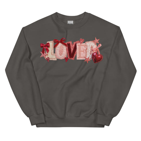 Loved Faux Quilt Crewneck