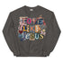 Love Like Jesus Faux Quilt Crewneck