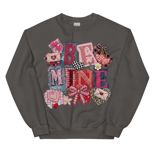 Be Mine Faux Quilt Sweatshirt