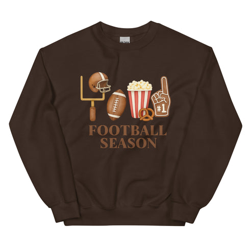 Football Season Doodles Crewneck