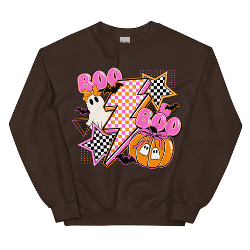 Sweatshirt Retro Halloween Doodle Shirt