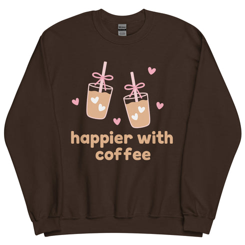 Happier with Coffee Crewneck