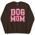 Pink Dog Mom Plaid Crewneck