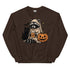 Halloween Fall Coffee Racoon Crewneck