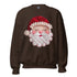 Santa Faux Patchwork Christmas Sweatshirt,