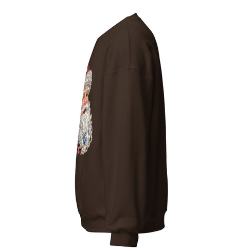 Rhinestone Santa Sweatshirt,