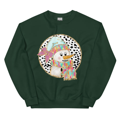 Snowman Winter Christmas Crewneck