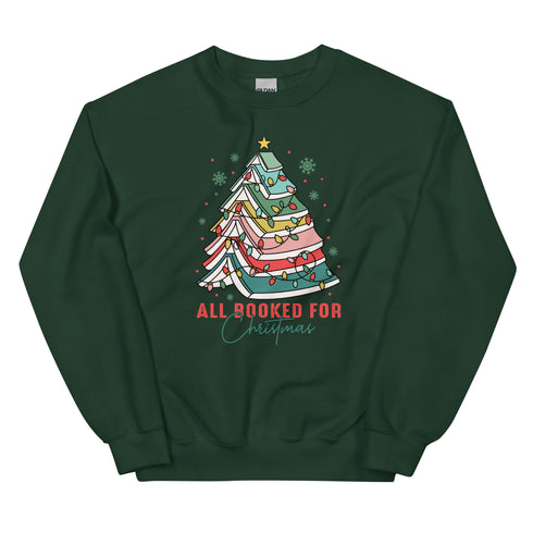 All Booked For Christmas Sweatshirt