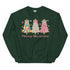 Merry Christmas Brushstroke Tree Sweatshirt