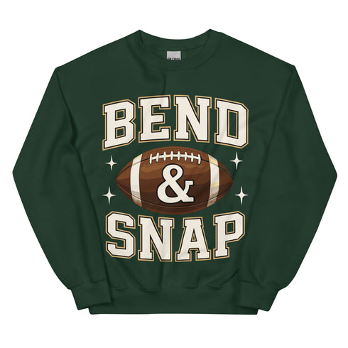 Bend and Snap Football Crewneck
