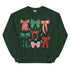 Christmas Coquette Bow Sweatshirt