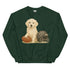 English Creme Retriever Football Crewneck
