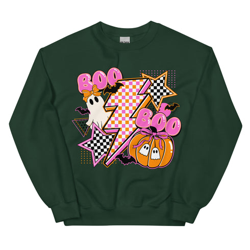 Sweatshirt Retro Halloween Doodle Shirt