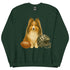 Sheltie Football Dog Sweatshirt