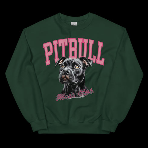 Black Pitbull Mom Club Sweatshirt