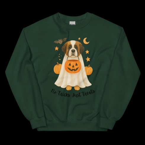 St. Bernard No Tricks No Treat Dog Sweatshirt