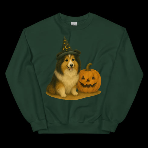 Sheltie Witchy Dog Sweatshirt