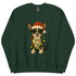 Christmas Black and White Chihuahua Crewneck