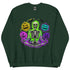 Halloween Skeleton Meditation Sweatshirt