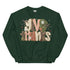 Faux Crochet Give Thanks Sweatshirt