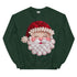 Santa Faux Patchwork Christmas Sweatshirt,
