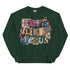 Love Like Jesus Faux Quilt Crewneck