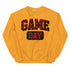 Game Day Red Plaid Football Sweatshirt