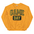 Game Day Yellow Plaid Football Sweatshirt