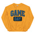 Game Day Blue Plaid Football Sweatshirt