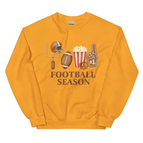 Football Season Doodles Crewneck