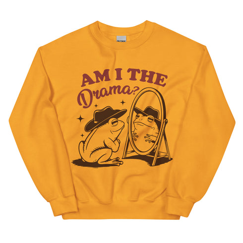 Am I the Drama? Frog Crewneck