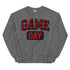 Game Day Red Plaid Football Sweatshirt