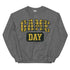 Game Day Yellow Plaid Football Sweatshirt