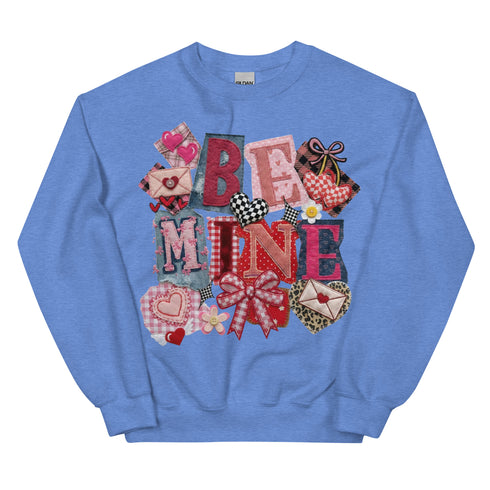 Be Mine Faux Quilt Sweatshirt