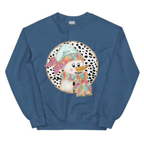 Snowman Winter Christmas Crewneck