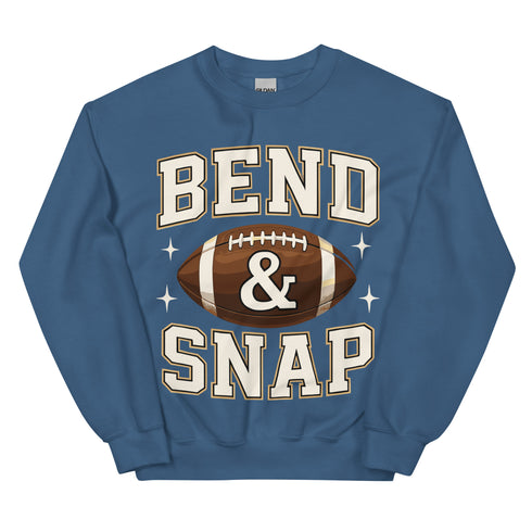 Bend and Snap Football Crewneck