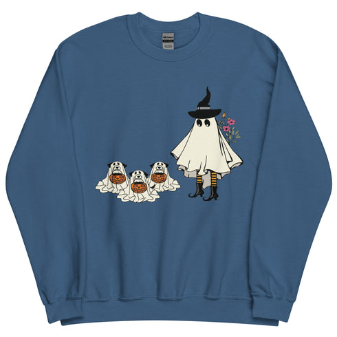 Witch and her Pups Crewneck