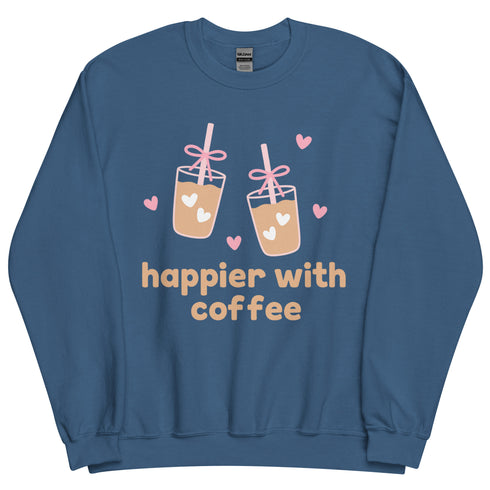 Happier with Coffee Crewneck