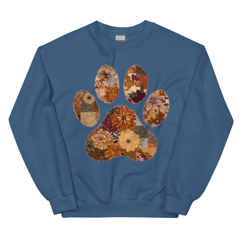 Floral Dog Mom Fall Crewneck