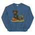 Black and Tan Dachshund Football Sweatshirt