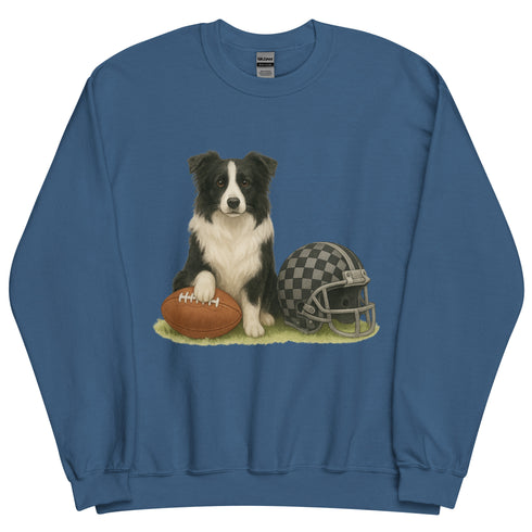 Border Collie Football Sweatshirt