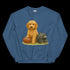 Golden doodle Football Sweatshirt