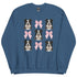 Border Collie and Bows Crewneck