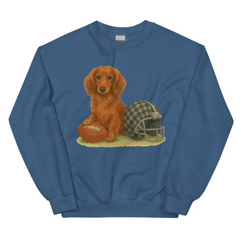 Dachshund Football Sweatshirt