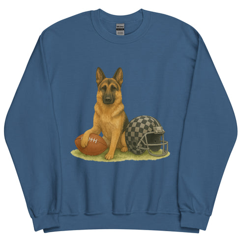 German Shepherd Football Sweatshirt