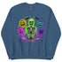 Halloween Skeleton Meditation Sweatshirt