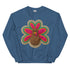 Faux Crochet Thanksgiving Turkey Sweatshirt